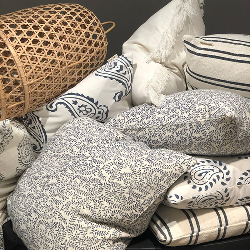 Putetrekk Foggy Blue Lovely Paisley