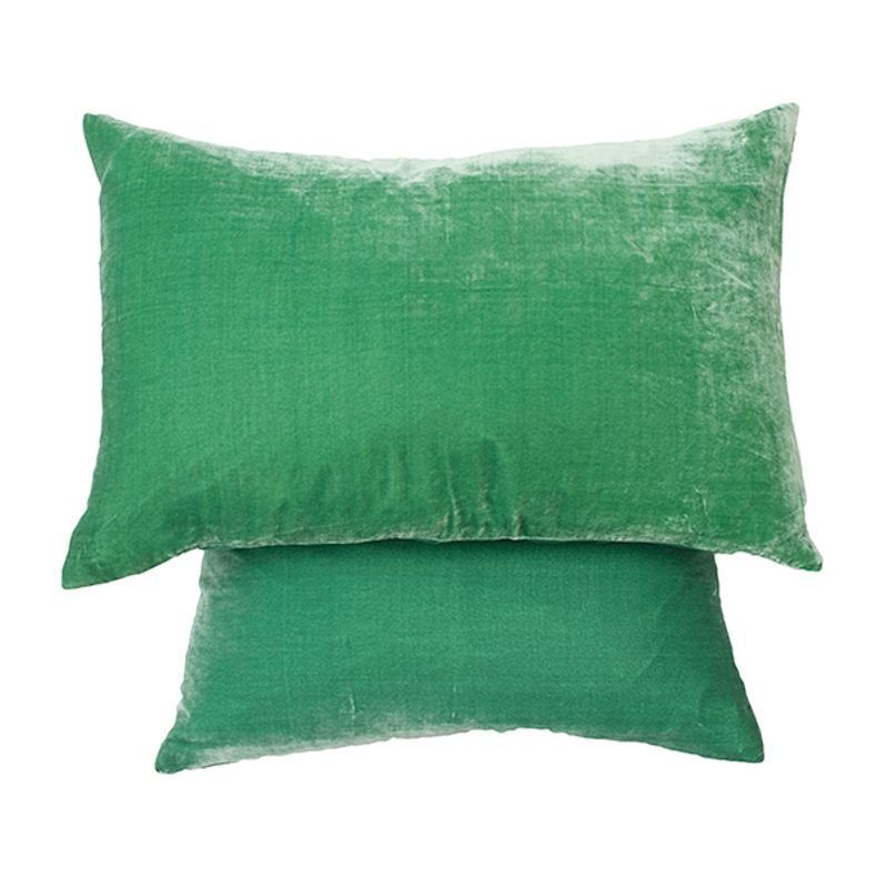 cushion cover Silk velvetPalm Green 50x50 cm