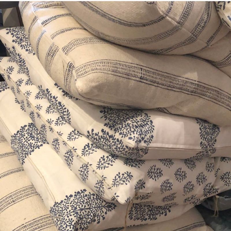cushion cover Blue chic