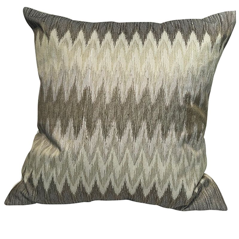 cushion cover zig zag green
