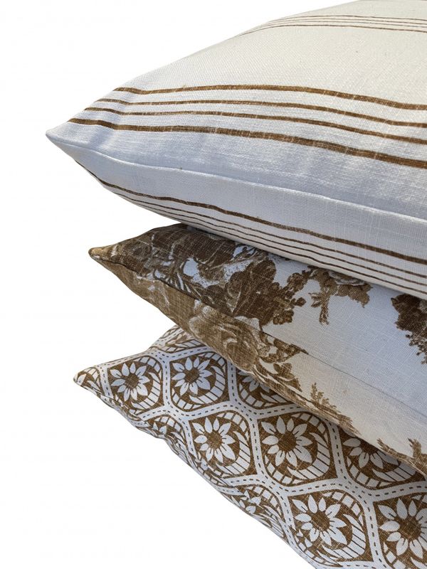 Putetrekk Blockprint Havre