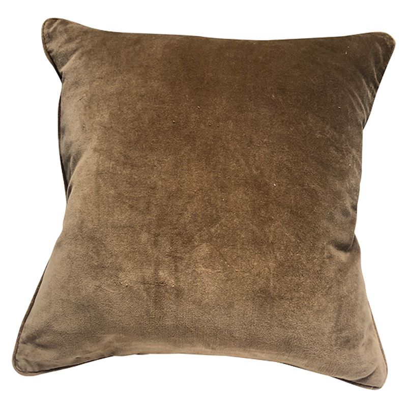 Cushion Cover Slub Velvet Decadent Green