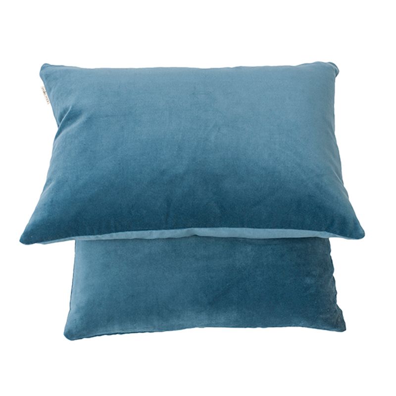 cushion cover Velvet Matt Polar blue 60x40 cm