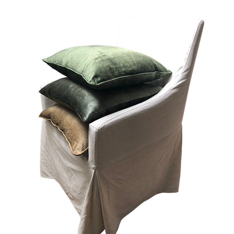 Putetrekk Slub Velvet Deep Green