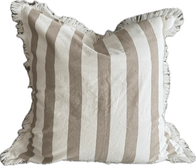 Hovedbilde Putetrekk m/frynser Beige ...