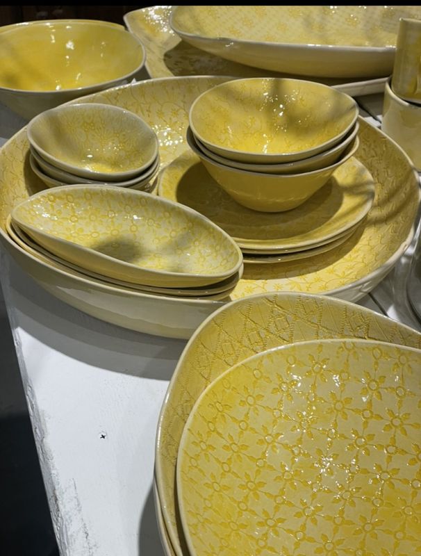 Side Plate Standard Washed Yellow 